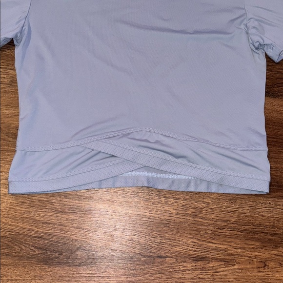 Light Blue Short Sleeve Top - Picture 2 of 8